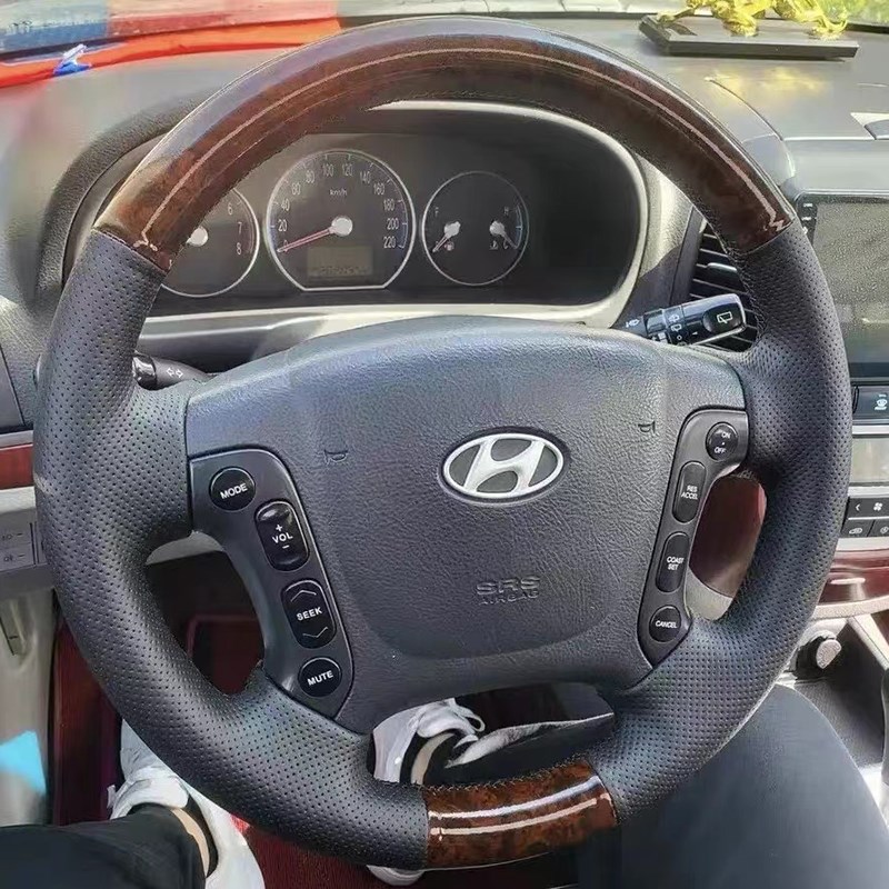 0-08-10-11-年现代老款新胜达方向盘手缝把款