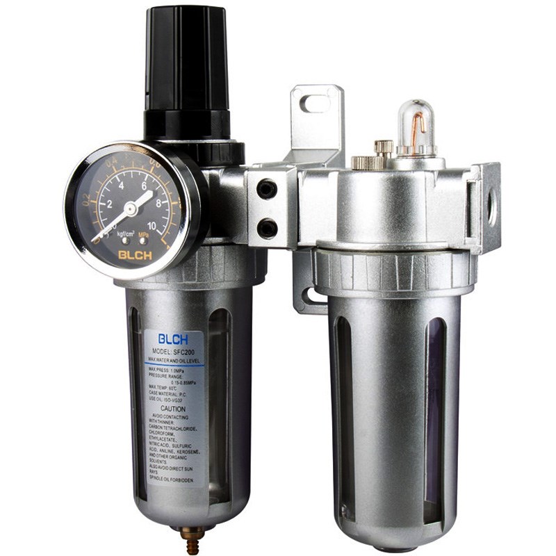 BLCH百灵气动气源处理二联件SFC200油水分离器SFR0油雾器SL300