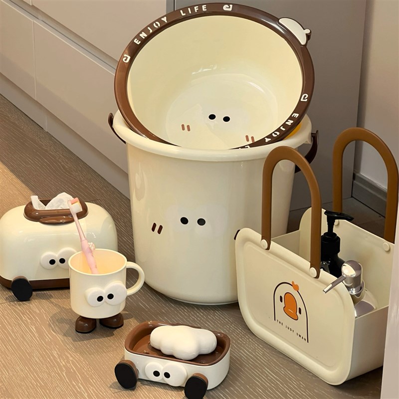 学生宿舍洗漱装用洗澡用品桶盆水桶桶脸盆三件盆子六件盆桶