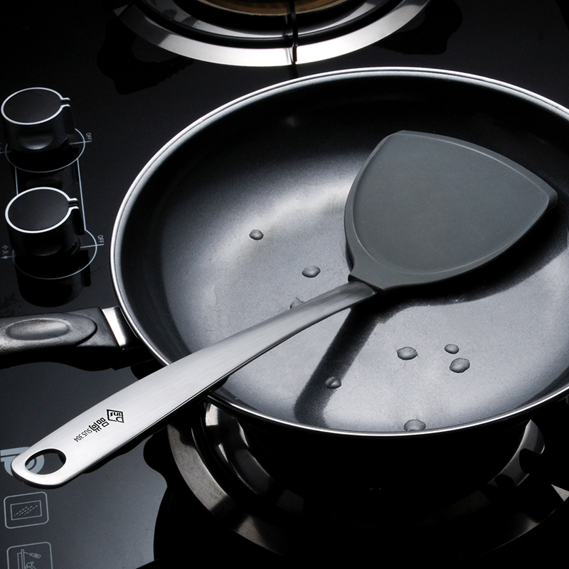 30不锈钢锅铲不伤锅不粘锅专用硅胶锅铲耐高温炒菜铲子厨具家用