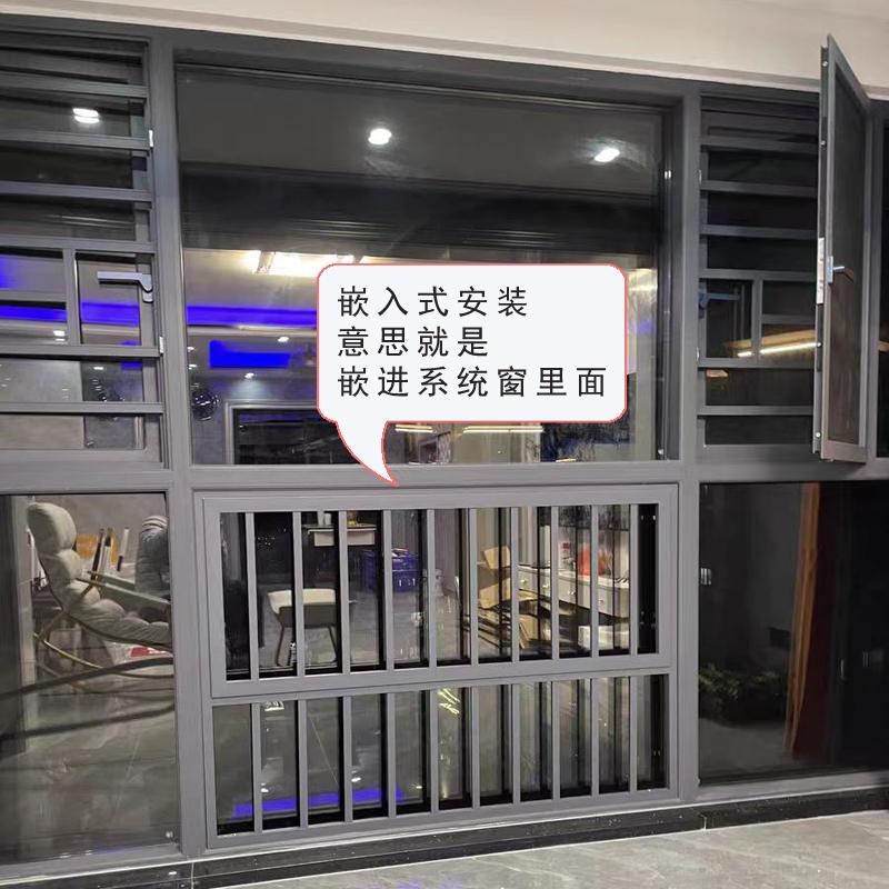 多功能阳台护栏儿童防护折叠护栏铝合金翻转室内晾衣架定制