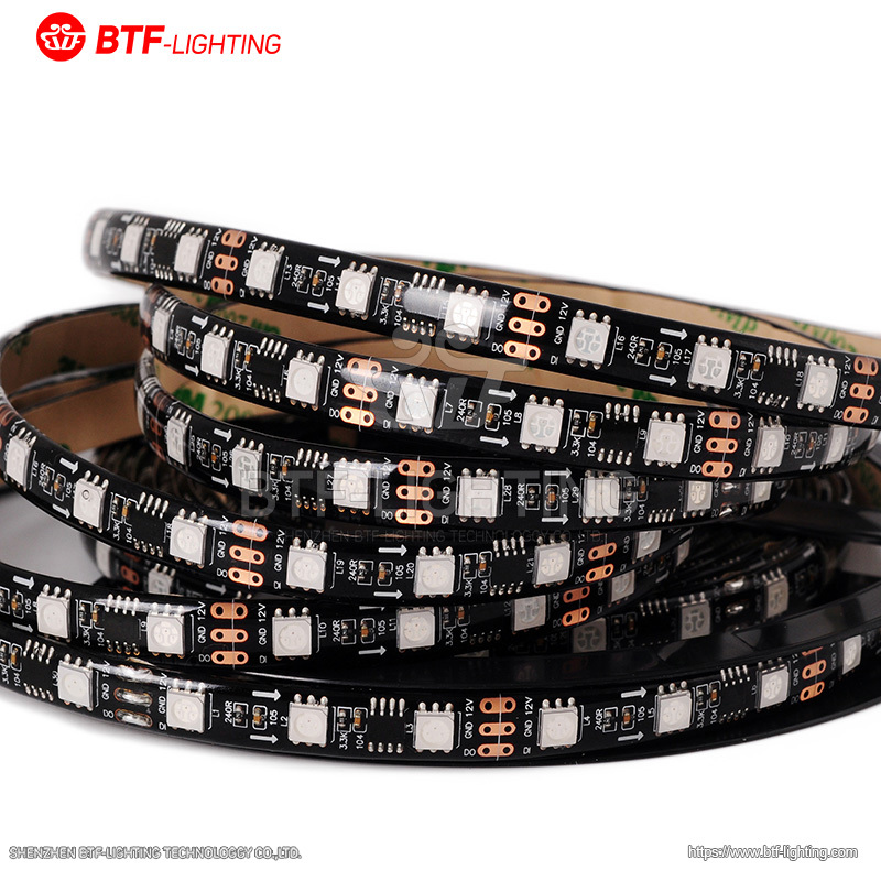 12V全彩led灯带WS2811芯片5050RGB灯活动专用防水可编程幻彩灯条