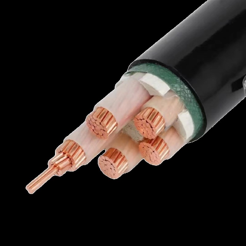 国标保检铜芯yjv电缆线2 3 +1 5芯10 1  平方工程电力电缆