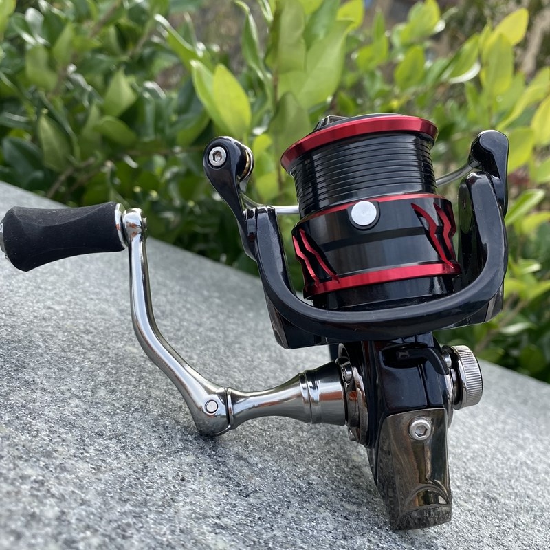 红狐狸/9+1轴金属线杯纺车轮 2000型斜口浅线杯鱼线轮卷线器 渔轮