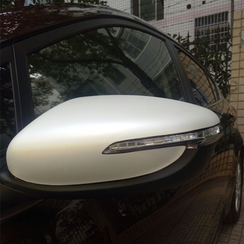 汽车亮光白改色膜 引擎盖车顶贴膜后视镜车门尾翼车膜 电动车贴纸