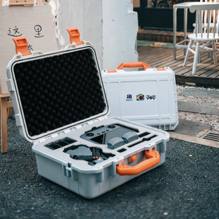DEBY收纳箱适用DJI大疆MINI5PRO背包手提箱无人机MINI4和MINI3安全箱收纳盒保护防护箱防水防潮抗压抗摔肩带