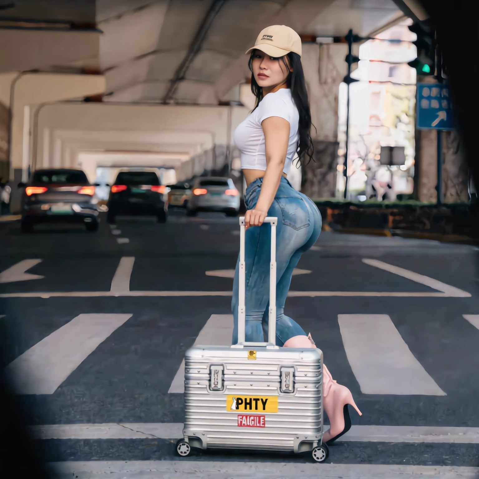 PHTY全铝镁合金摄影拉杆行李箱