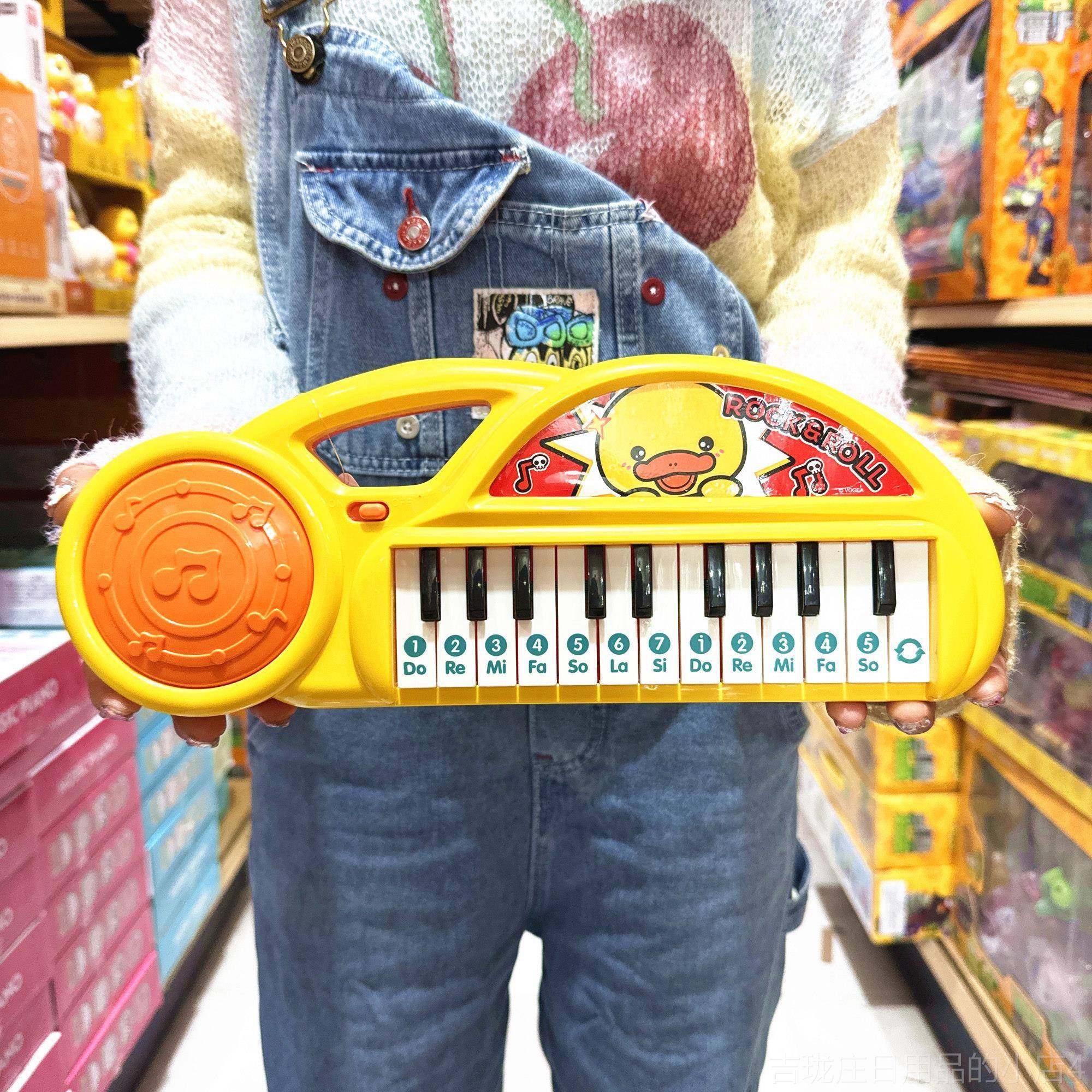 正品益智星钢童趣真电子小琴动感架子爵仿士琴鼓手弹敲乐器儿童玩
