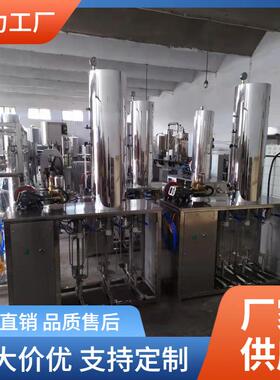 出小型碳酸饮设备老汽水苏口打酒合气泡水混RVD料灌装机设备生产