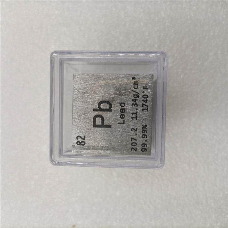 单研铋铁锡锑质金属立体快铌钨铜方锌长方体块25.4mm块科实PXQ验