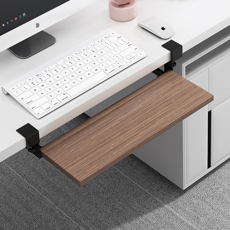 桌面延长板加长延伸板免打孔扩展电脑桌加宽桌面板支撑板键盘手托