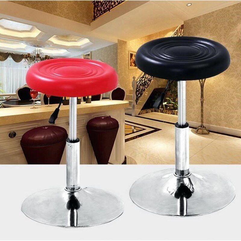 凳子圆理发店椅子廊专用按摩床技师凳子美容凳美容院皮理发椅旋转