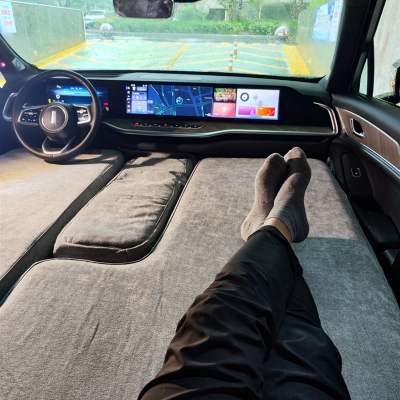 适用于魏派蓝山车载拉丝充气旅行床垫自驾游露营汽车后备箱睡垫