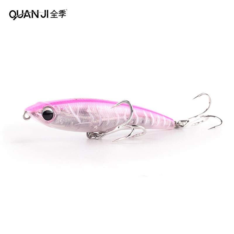 全季铅笔鱼饵超远投62g硬饵大物淡水海钓翘嘴鲈鱼颤沉路亚假饵