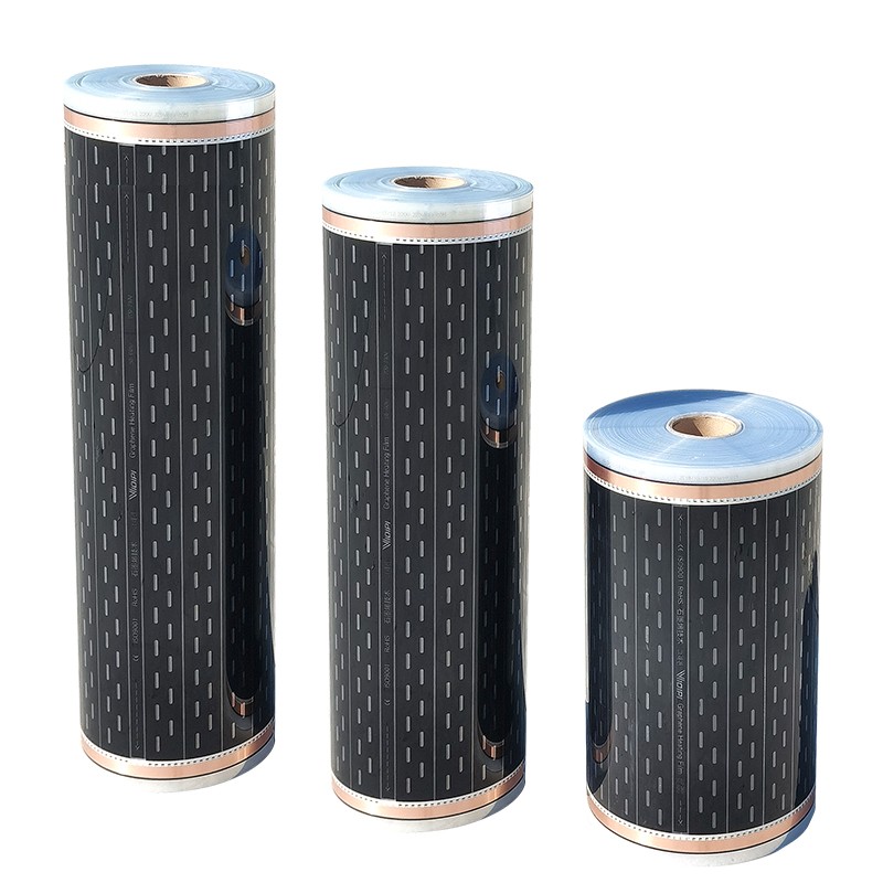 石墨烯电热膜地暖工程电热暖炕床采取暖加发热膜农村电抗家用安装