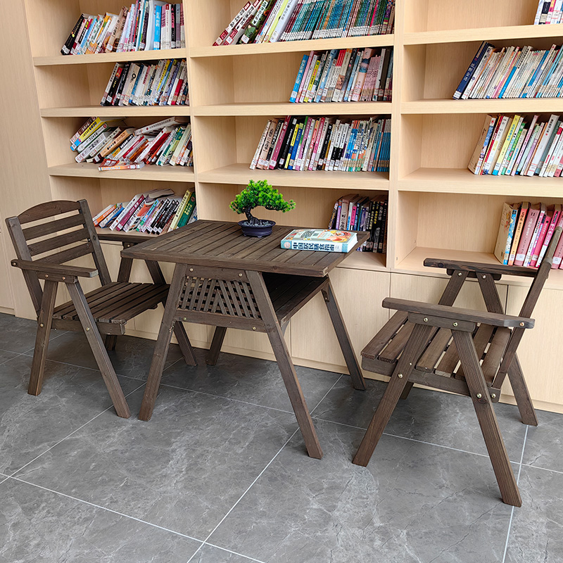 简易实木餐桌书桌学习书桌家用客厅阳台折叠桌子茶桌办公桌长方形