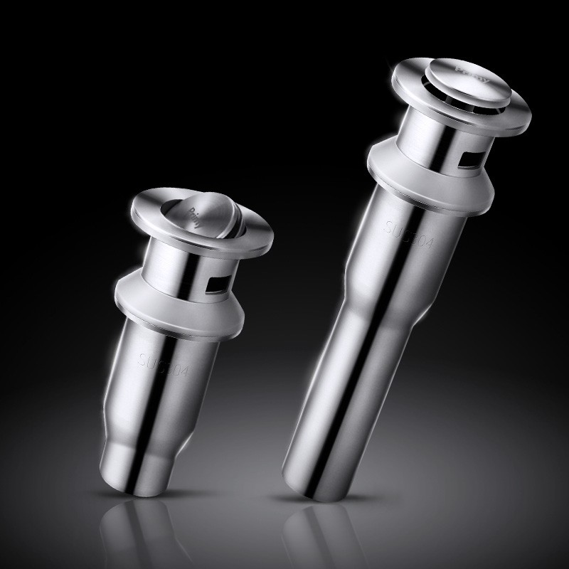 普乐美洗脸盆面盆下水器 洗手池台盆下水管 不锈钢防臭排水管装