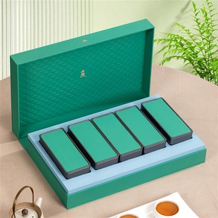 高档茶叶空礼盒岩茶肉桂水仙铁观音通用包装盒摆泡小铁盒马口铁盒