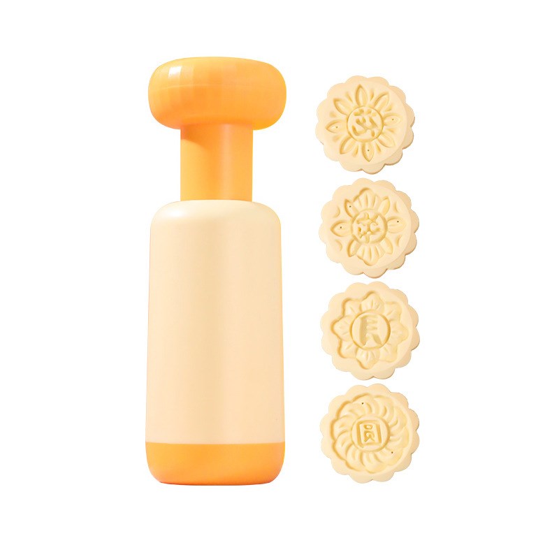 冰皮流心月饼模具202新款手压式专用国风压花绿豆糕点心磨具g