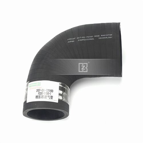 挖掘机 小松PC350-7增压器进气管207-01-72160增压器橡胶空气软管