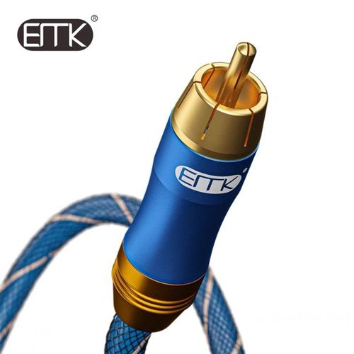 EMK数字音频线同轴输出5.1声道同轴线连接线