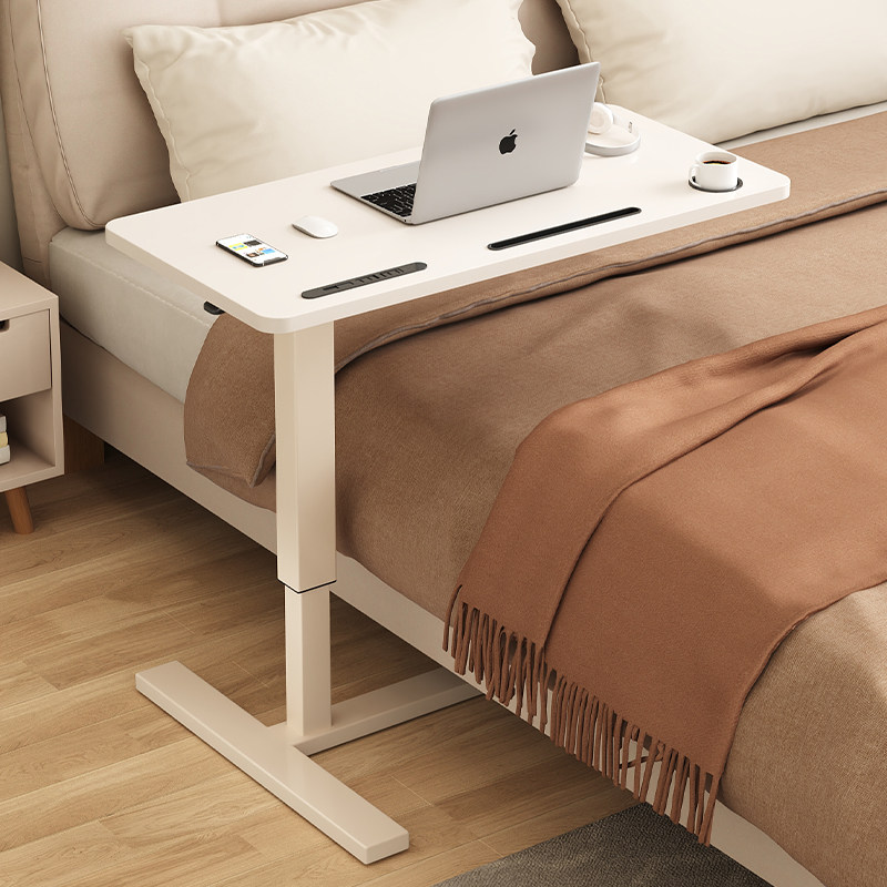牀边桌可移动升降工作台家用卧室牀上电脑桌考研学习书桌摺叠桌子