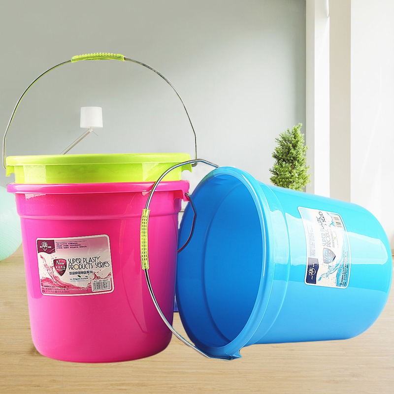 塑料桶 大水桶 加厚家用手提水桶圆桶耐摔洗澡桶洗衣桶拖地桶家用