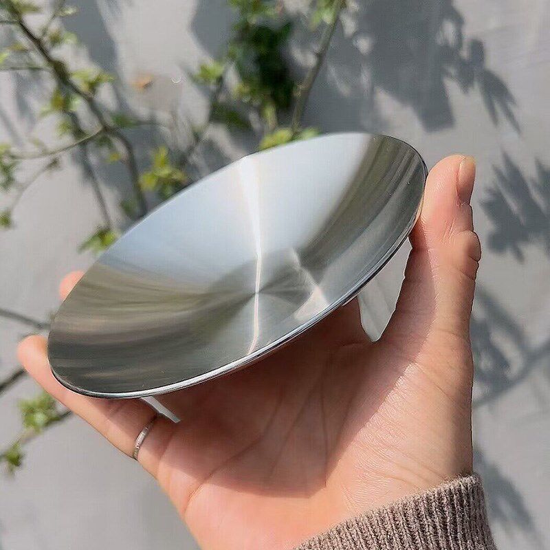 怪兽调料碟304不锈钢蘸料碟韩式调味小菜碟子火锅烤肉酱料味碟