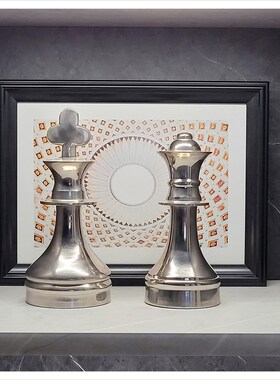 简约样板间客厅现代软装摆件家居饰品沙漏书挡装饰画组合ZH2978