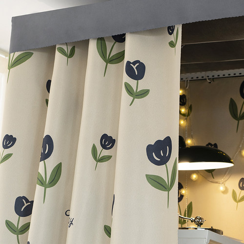 女寝室上下铺帘子围帘床围挡布床帘宿舍上铺遮光窗帘大学生遮挡床