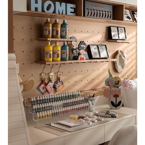 装饰样板间 儿童房书房 桌面摆件套装 装饰摆饰颜料女孩房摆件