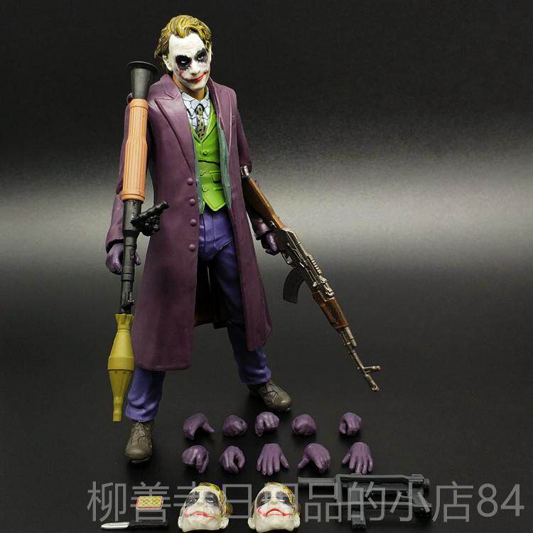 正品办蝙骑蝠正侠大战超人 黑暗士义联盟可动人偶模型玩具手 小丑