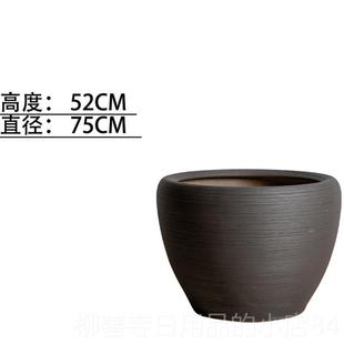 正品景德镇陶瓷花盆碗水碗莲培画睡莲金缸乌鱼龟缸锦鲤缸书 画缸