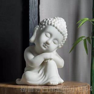 正品新中摆式家居禅意佛像件关客厅入户玄装饰品茶室博古架和工艺