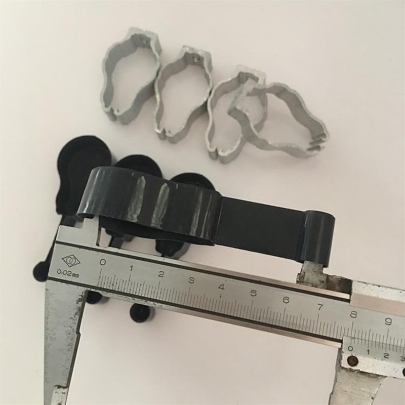 升降晾衣架吊球环堵头晒衣杆吊环管箍耳朵凉衣架杆子管帽堵头支架