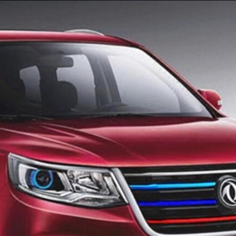 东风风行SX中网改装贴纸CM7景逸X5S前脸中网拉花改色膜贴色条