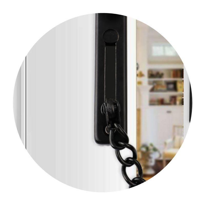 防盗链门链家用门栓门扣安全锁扣门内反锁插销免打孔防盗扣搭扣链