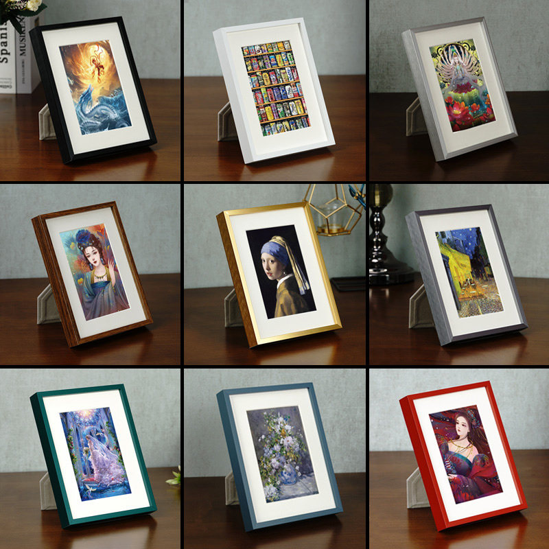 迷你拼图框234片10x15CM160片150片169片胶囊拼图裱框架相框摆台