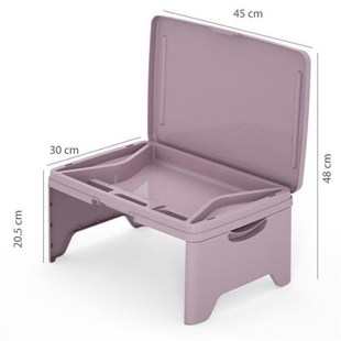 显高小桌子折叠桌宿舍上铺多功能书桌学生塑料超轻简单床上电脑桌