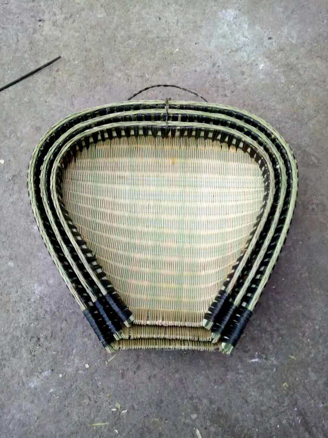 竹编制品手工特级精品竹筲箕洗菜盛菜篮子火锅饭店家用洗菜筐