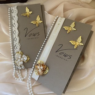 结婚誓言卡宣誓卡告白婚礼贺卡宣言新郎新娘宣言致辞本高级简约