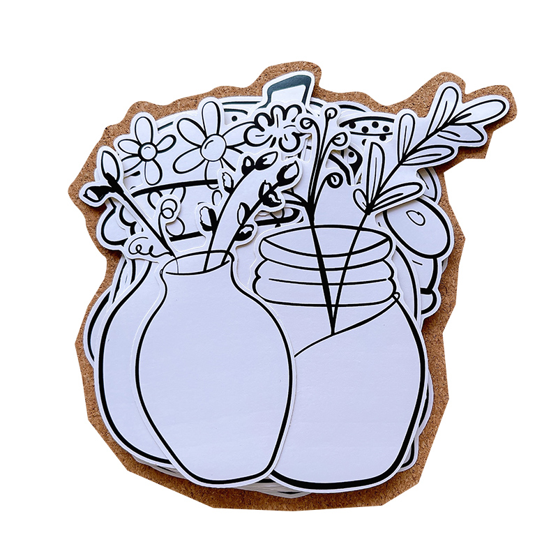 卡通可书写大尺寸漂流瓶对话框文本框公司留言板教室黑板报贴纸