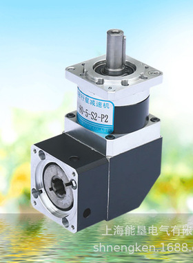 精密行星减速机斜齿转角减速器L型直角减速机配WPLE80伺服步进