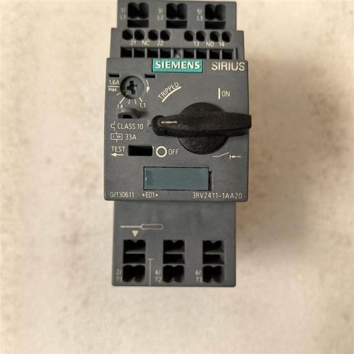 马达保护断路器3RV2411-1AA20 1.1-1.