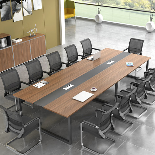 办公家具大小型会议桌长桌办公桌长条桌培训洽谈桌椅组合简约现代