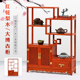 红花梨博古柜小博古架实木中式 博物架多宝阁古董架子玄关茶叶置物
