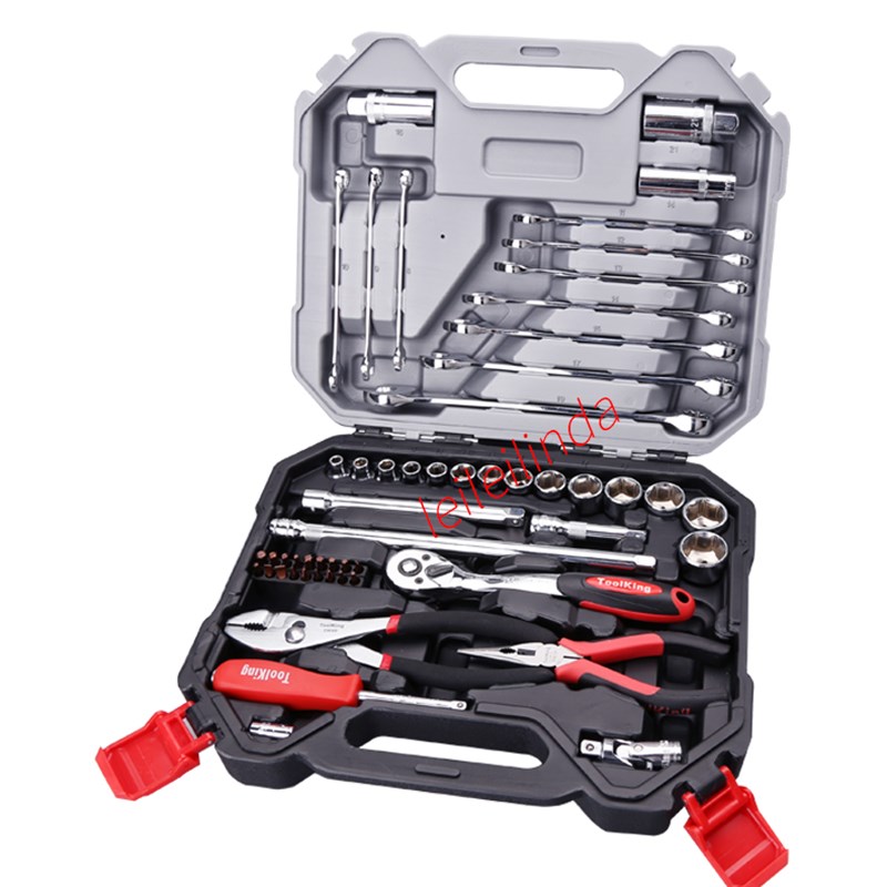 拓进55件10mm筒扳手组58件中飞筒扳手装五金电工维修专用