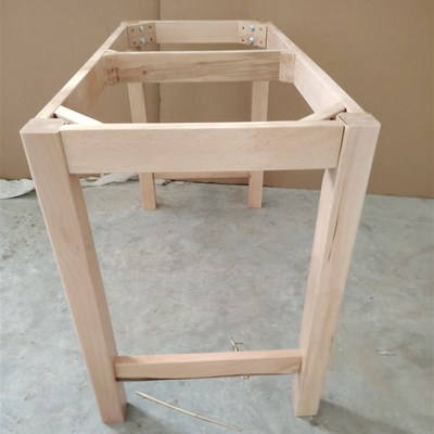 全实木加粗支架餐桌桌腿长方形框架木桌脚桌子腿桌架学习桌架子