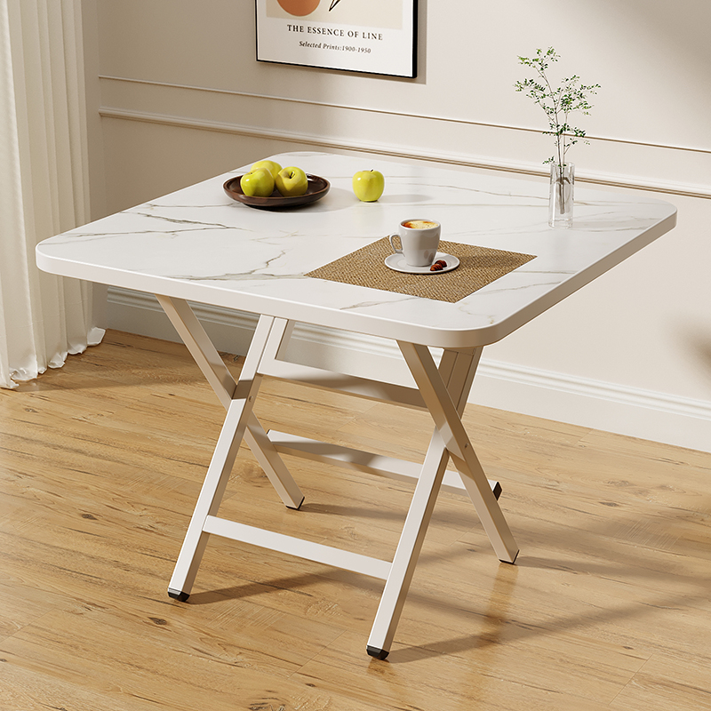 餐桌简易桌子家用便携方桌折叠桌小户型小桌子饭桌简约可折叠方桌