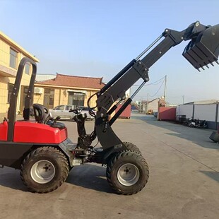 Telescopic Handler 跨境专供柴油四驱装载机越野轮胎推土机